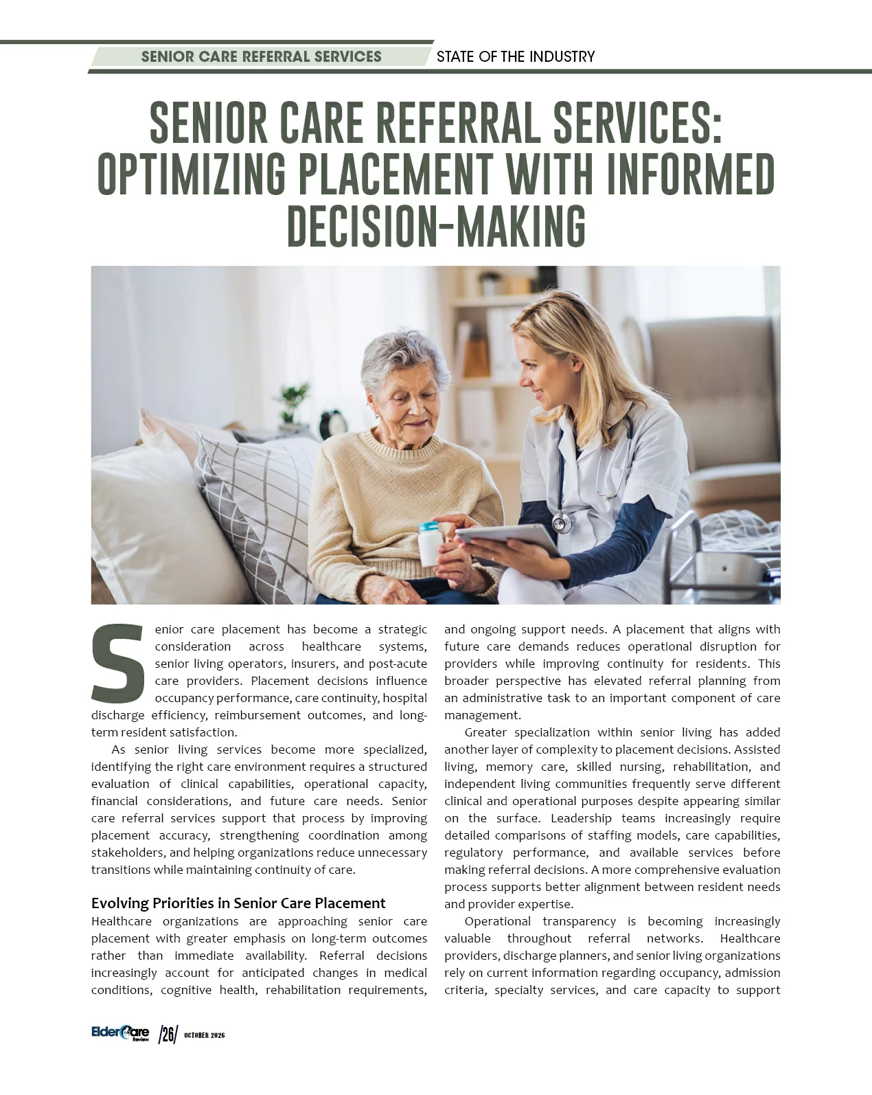  Senior Care Advisory | Energy Business Review
