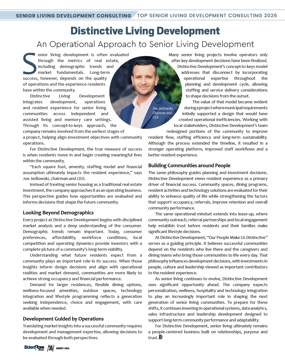  Senior Care Advisory | Energy Business Review