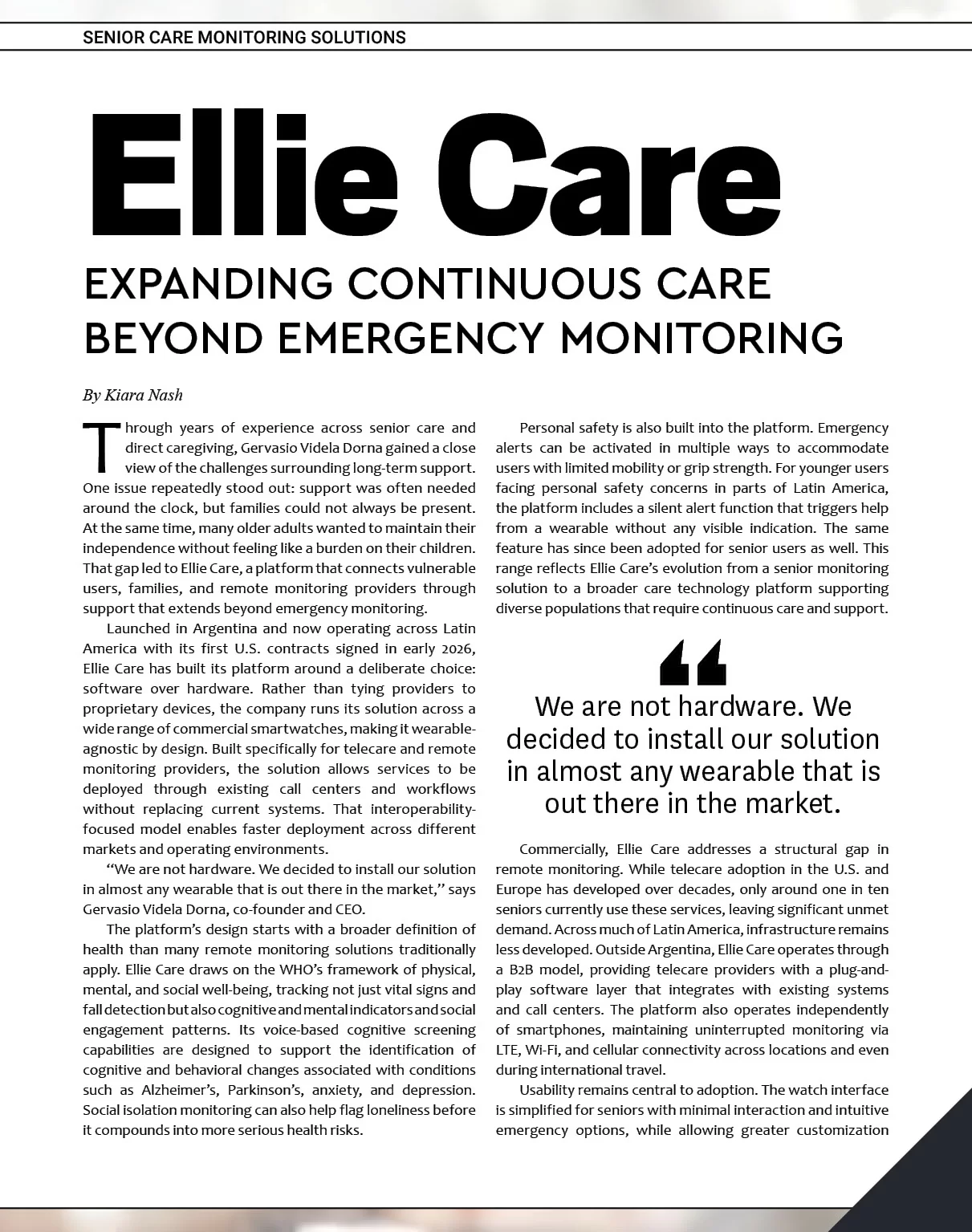  Senior Care  Latam | Energy Business Review